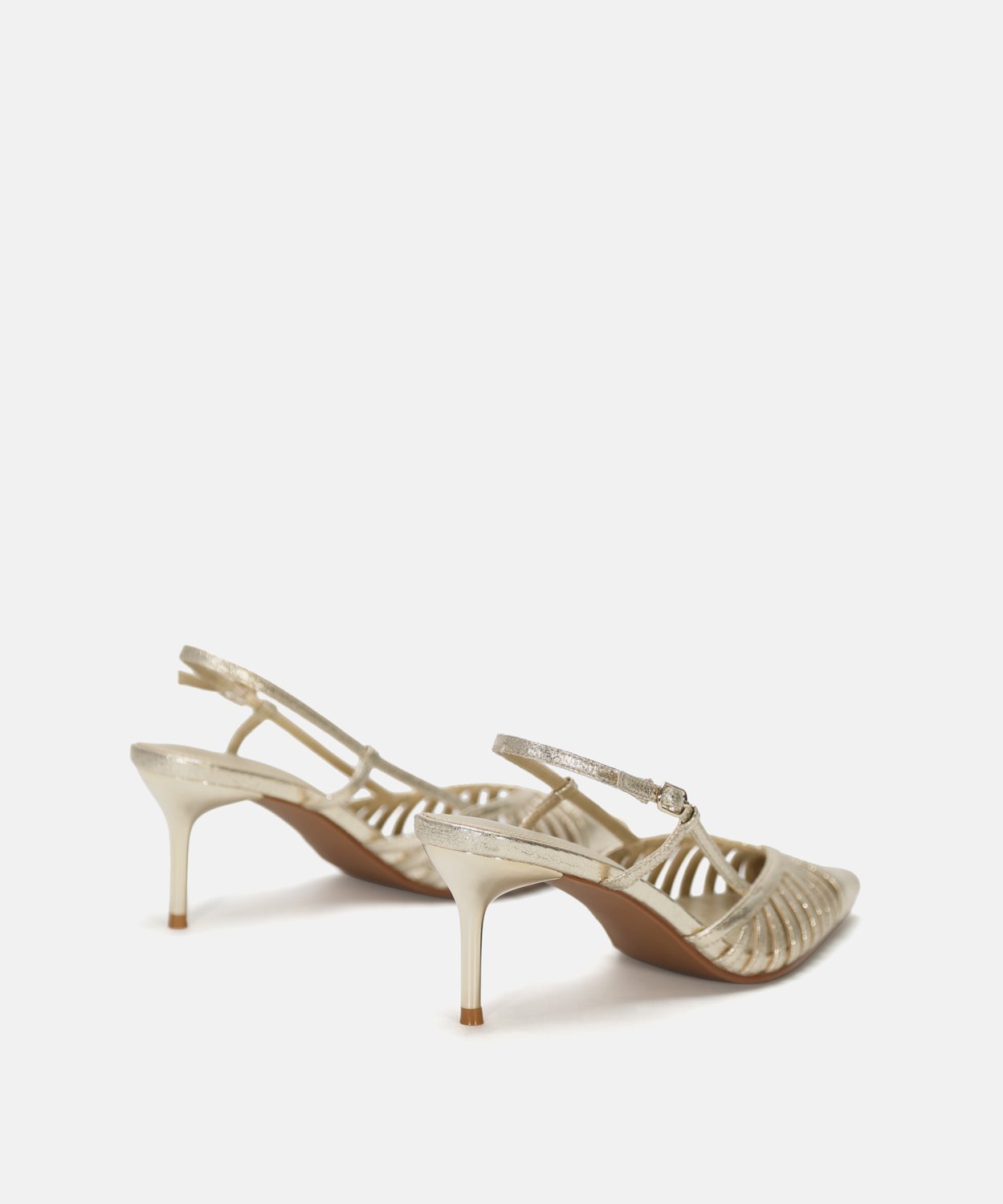 Zapato tac&oacute;n fino tiras image number null